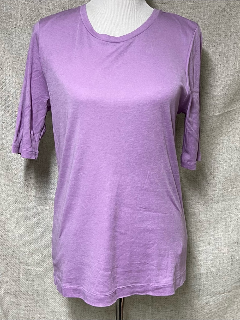 Vince Lavender Short Sleeve Crew Neck Tee